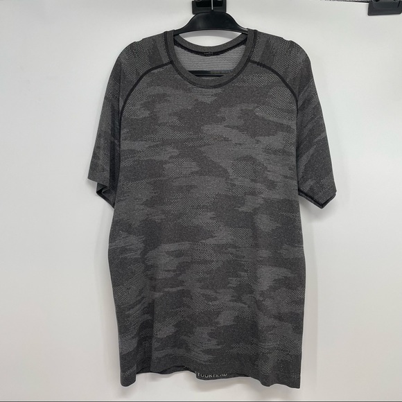 lululemon athletica Other - Lululemon Mens L Gray Camo Short Sleeve You Can’t Score Without Goals